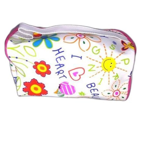 Gabaangs NWT Fun Colorful Cartoon Graphics Makeup Bag, 7.5"X4"X4" - Picture 2 of 6